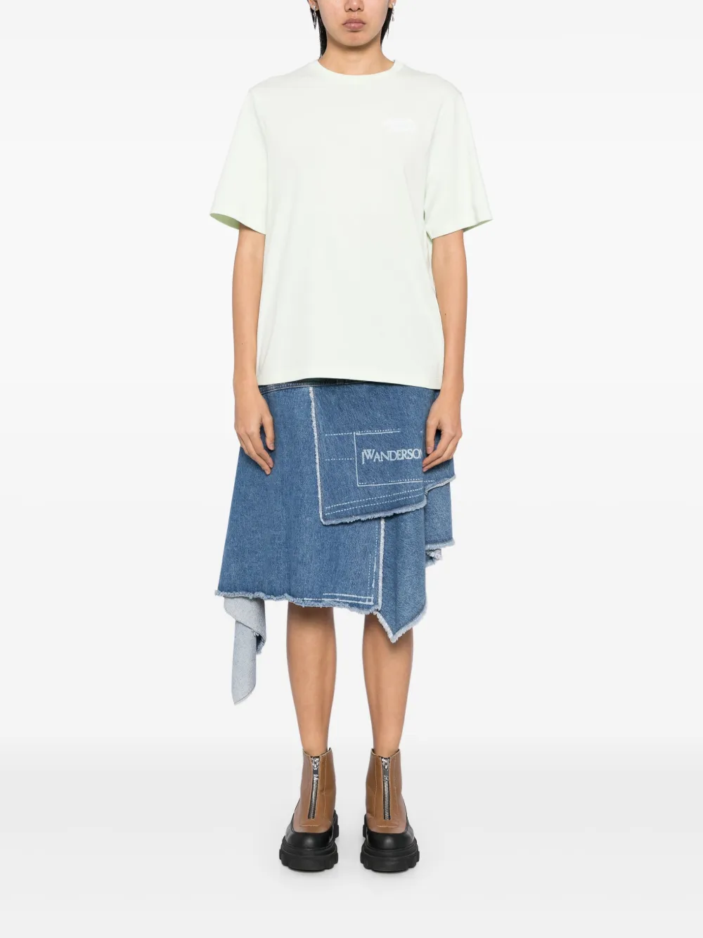 Maison Kitsuné Handwriting Comfort T-shirt - Groen