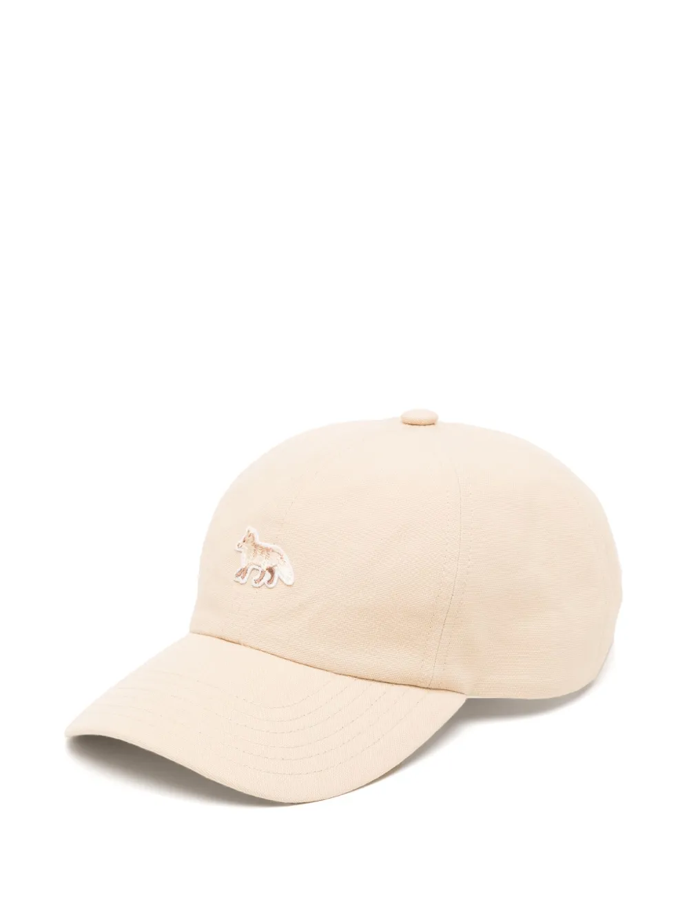Maison Kitsuné Pet met vossenprint Beige