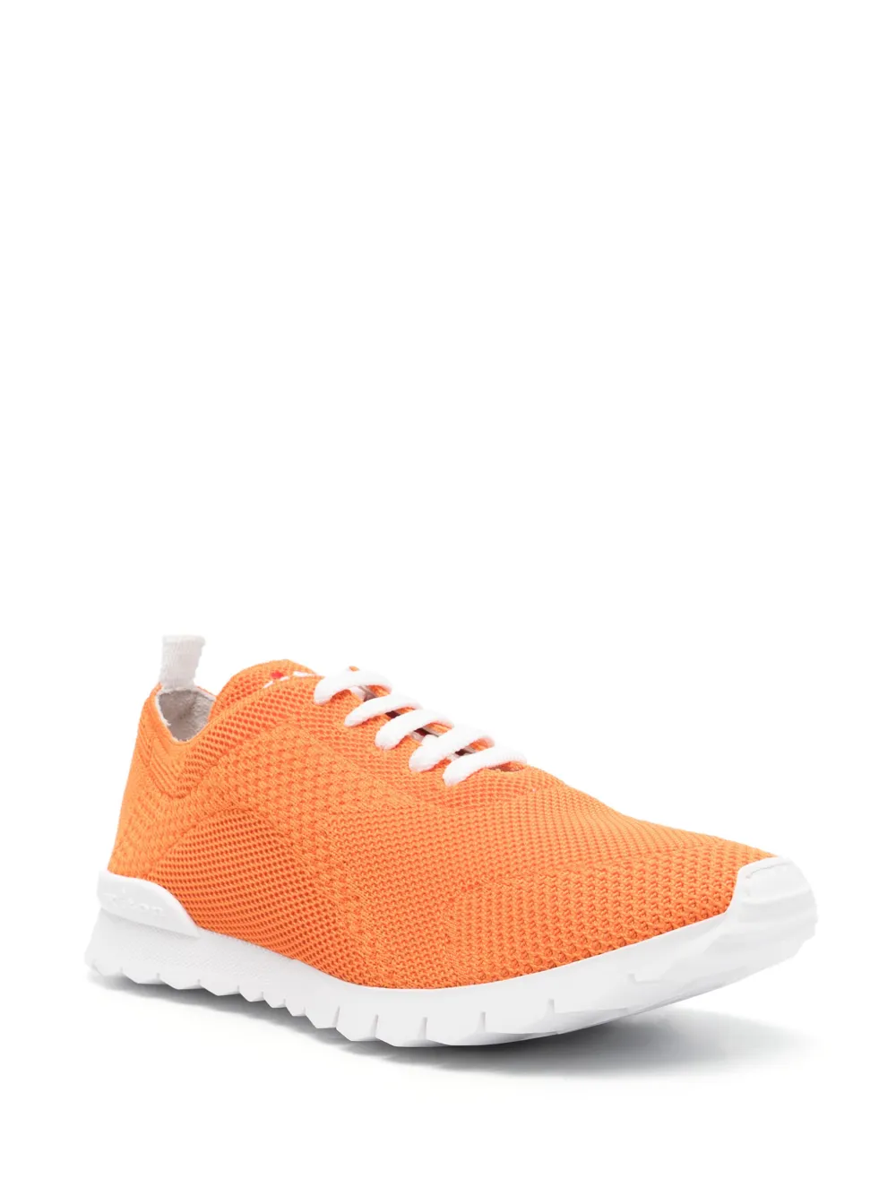 Kiton Gebreide sneakers - Oranje