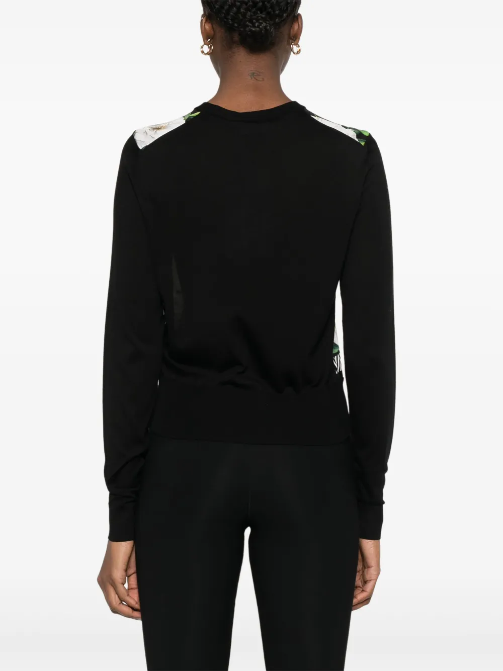 Dolce & Gabbana Vest met bloemenprint Zwart