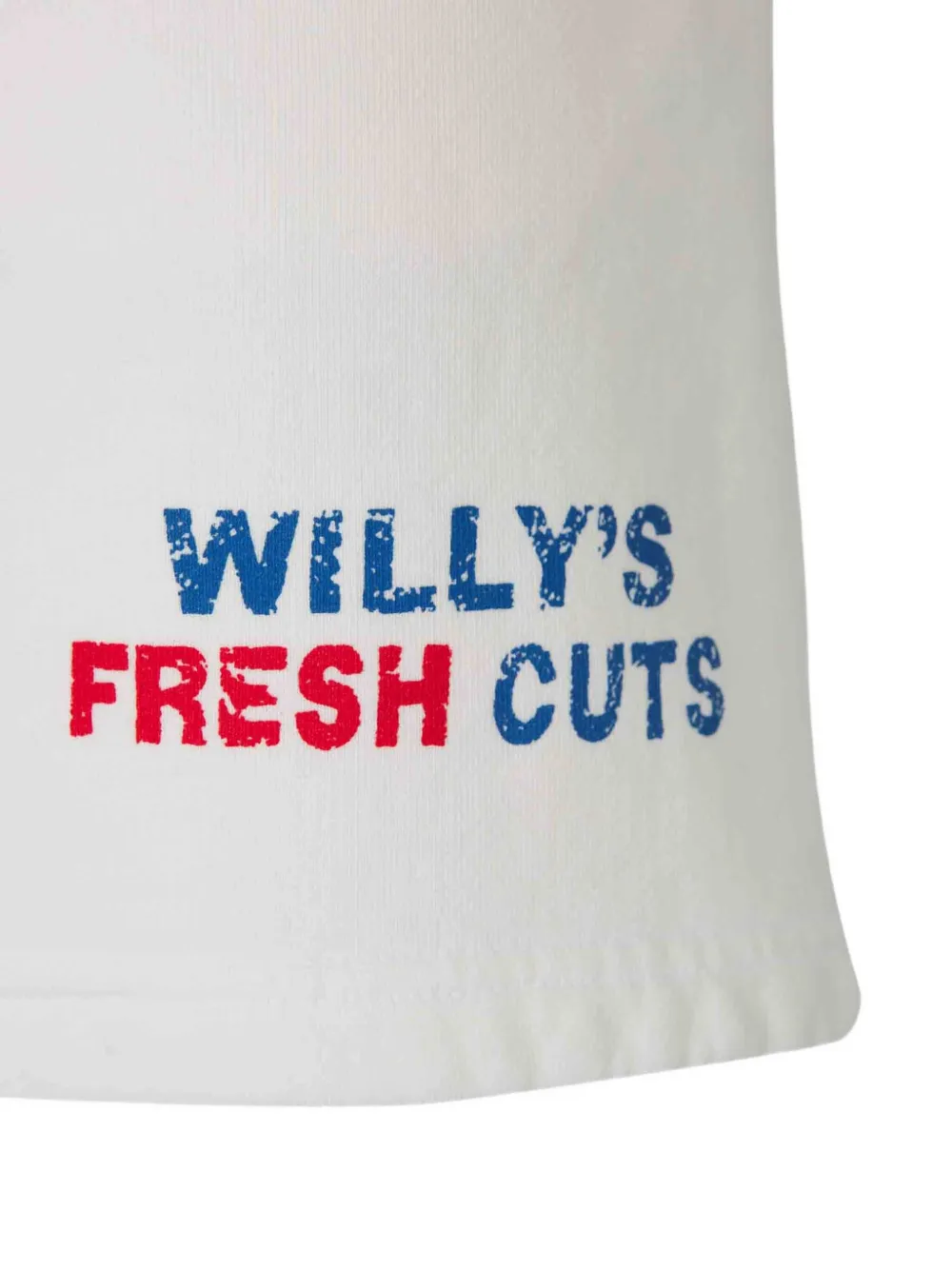 Willy Chavarria Shorts met logoprint Wit