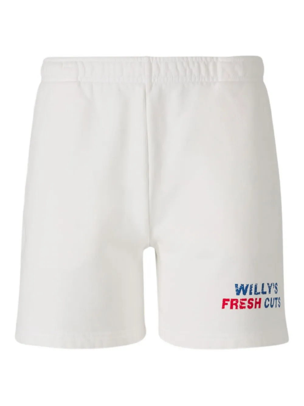 Willy Chavarria Shorts met logoprint Wit