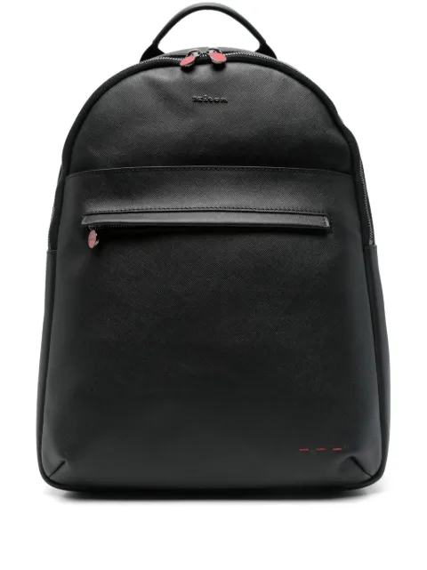 Kiton Saffiano-leather backpack