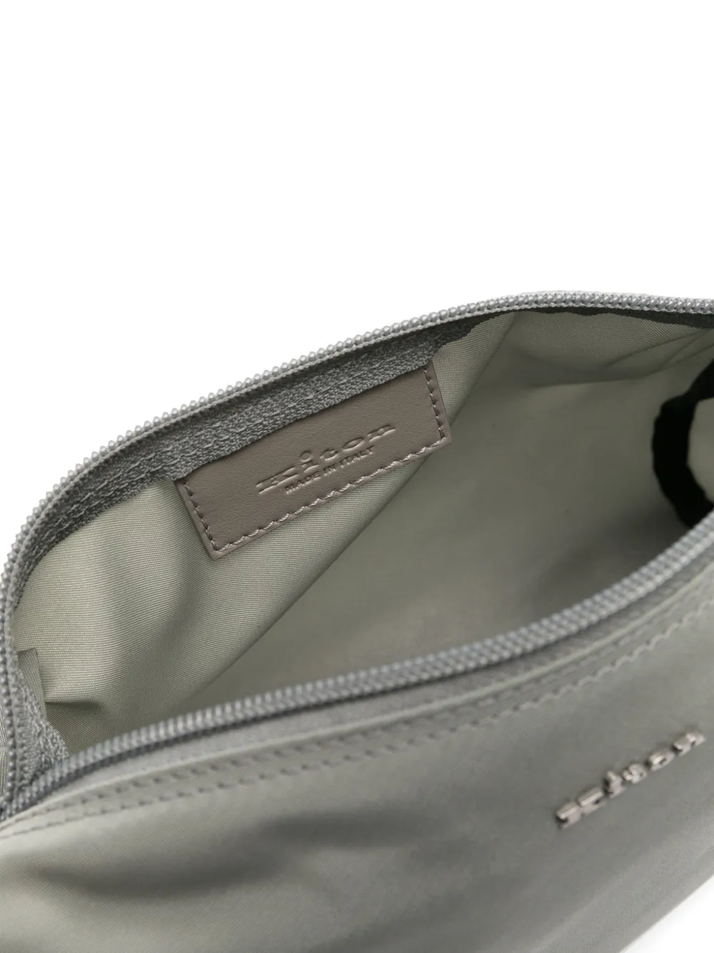 Kiton Toilettas met logoplakkaat Grijs