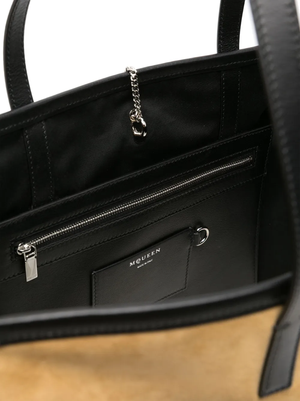 Alexander McQueen Shopper met hanger Beige
