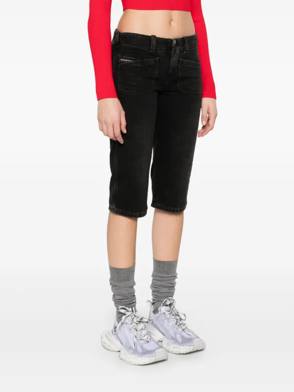 ショートパンツ Diesel De-Keate-Short Denim Shorts Diesel De-Keate Denim Shorts | Black | FARFETCH