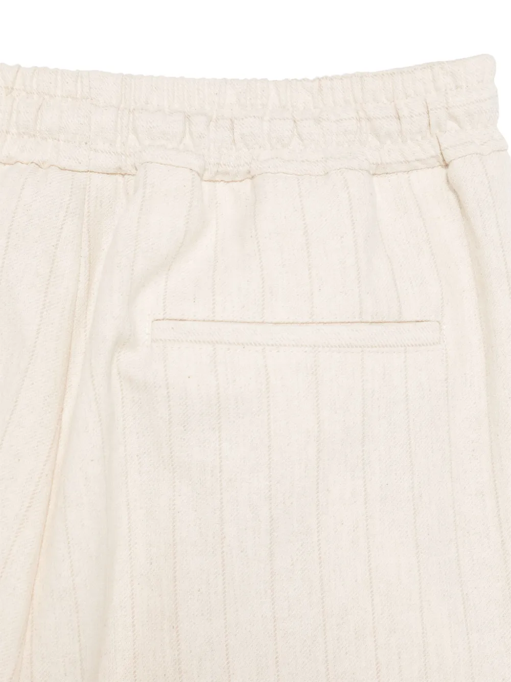 Paolo Pecora Kids Gestreepte broek Beige