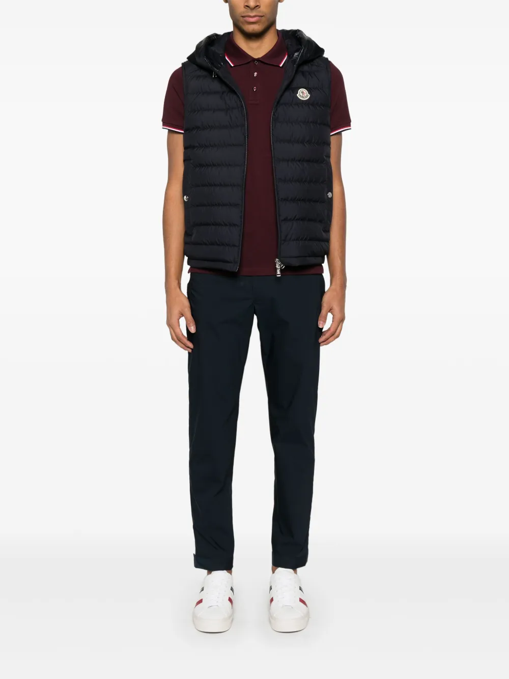 Moncler Bourget gilet - Blauw