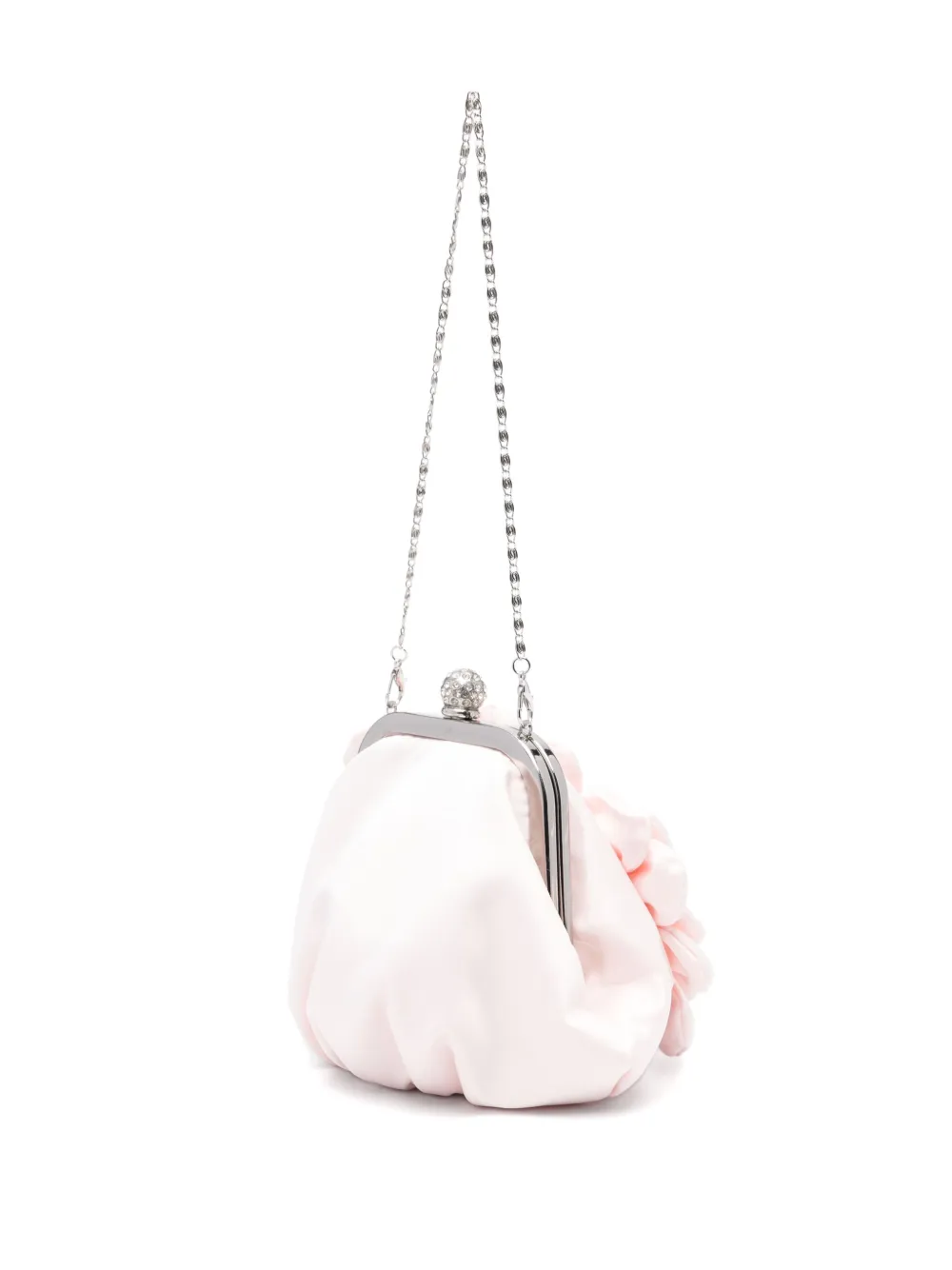 Monnalisa Crossbodytas met bloemapplicatie - Roze