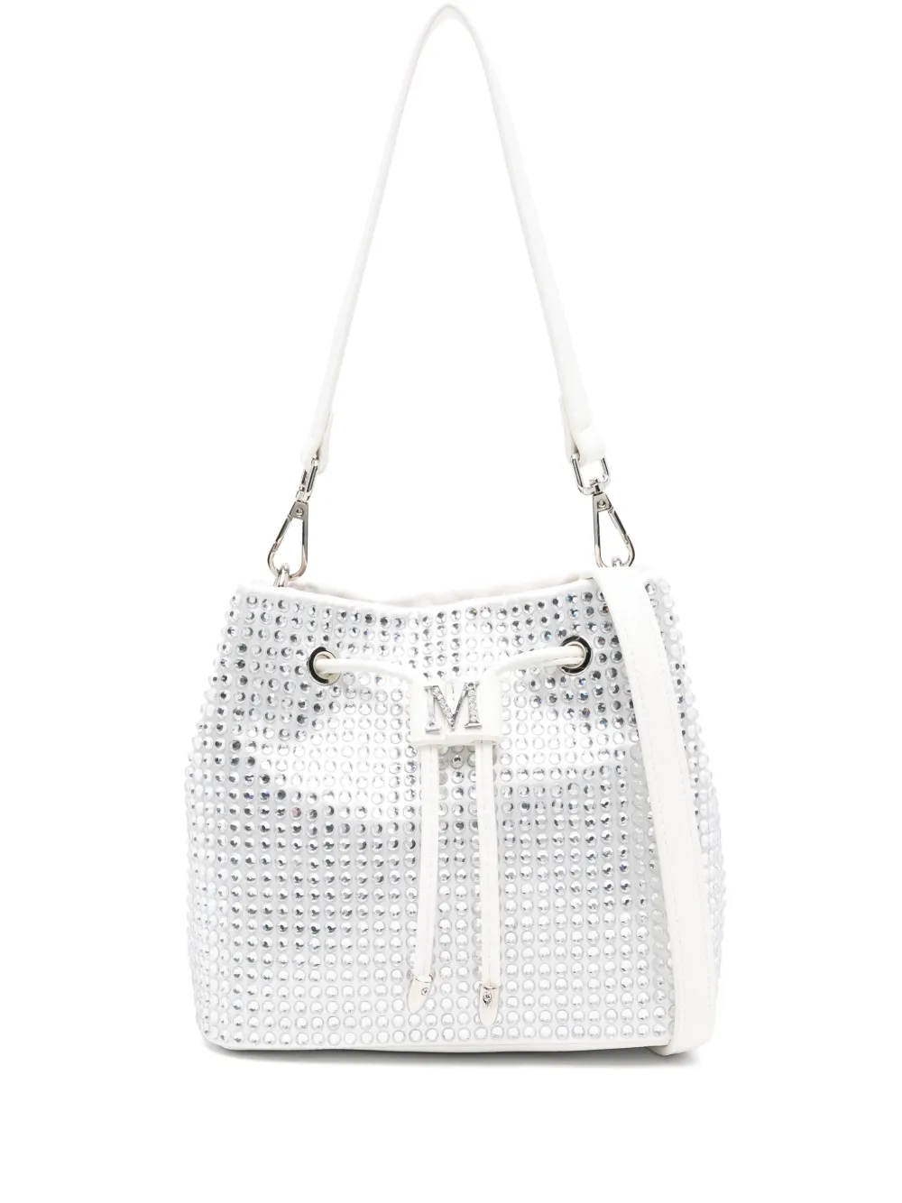 Monnalisa crystal-embellished bucket bag | White | Image 1