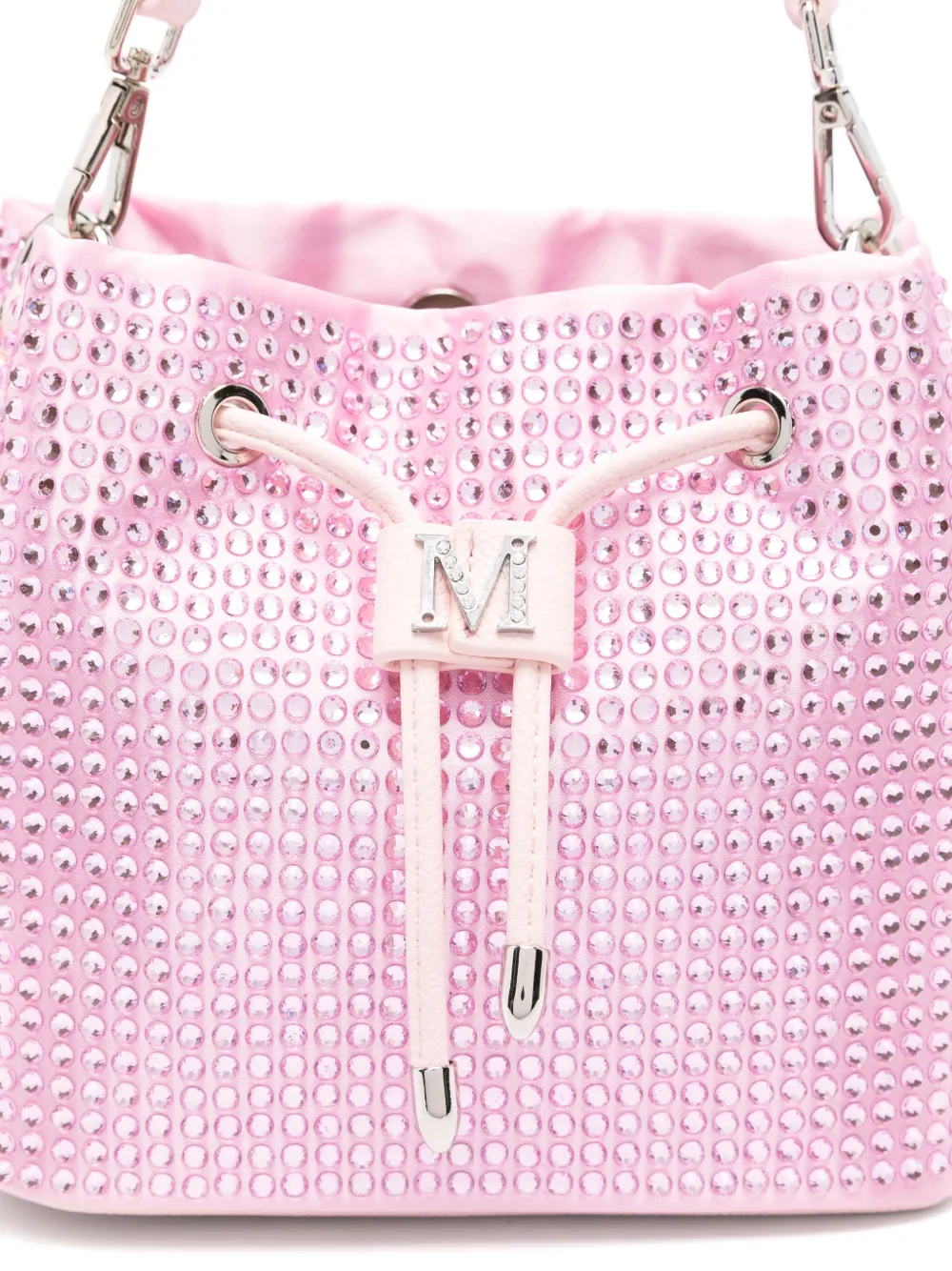 Monnalisa Bucket-tas met kristallen Roze