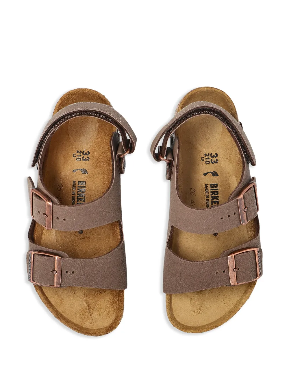 Birkenstock Kids Milano sandals Brown