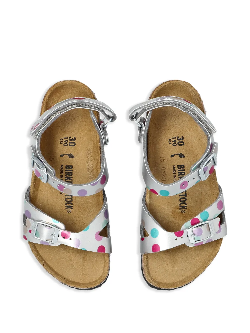 Birkenstock Kids Rio sandals Silver