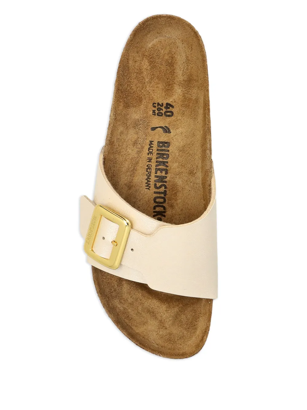 Birkenstock Catalina Cushion Buckle slides Neutrals