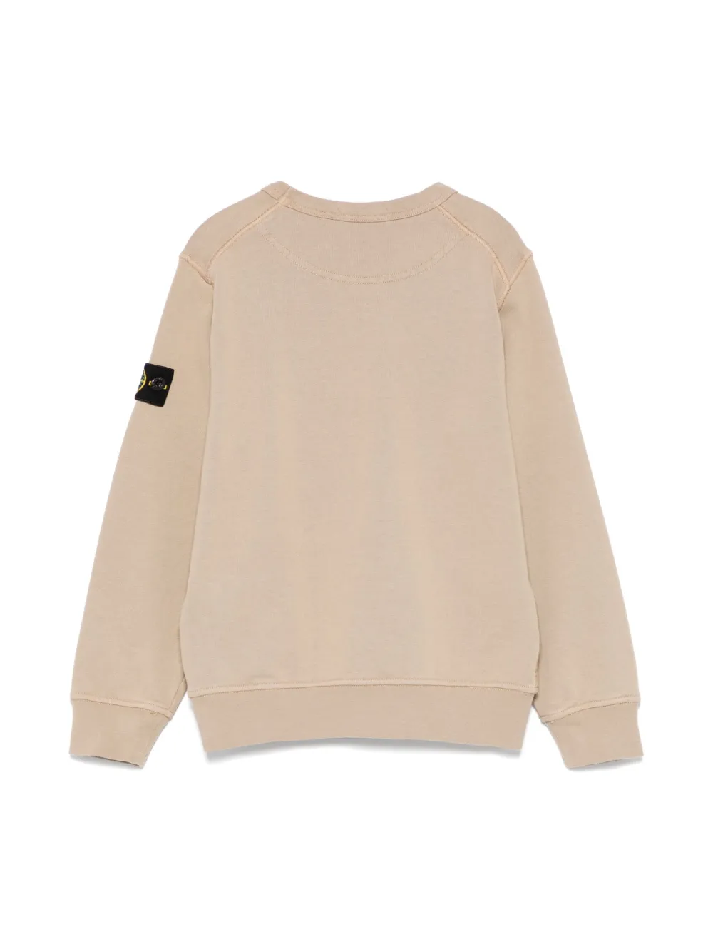 stoneislandjunior Stone Island Junior Sweater met Compass-logopatch - Beige