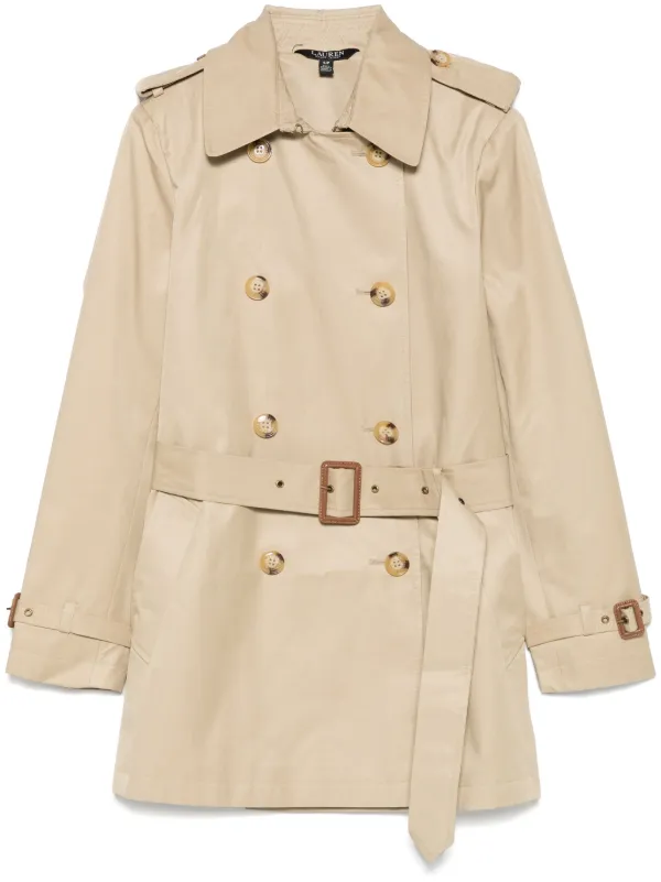 Lauren Ralph Lauren ダブルブレスト トレンチコート
