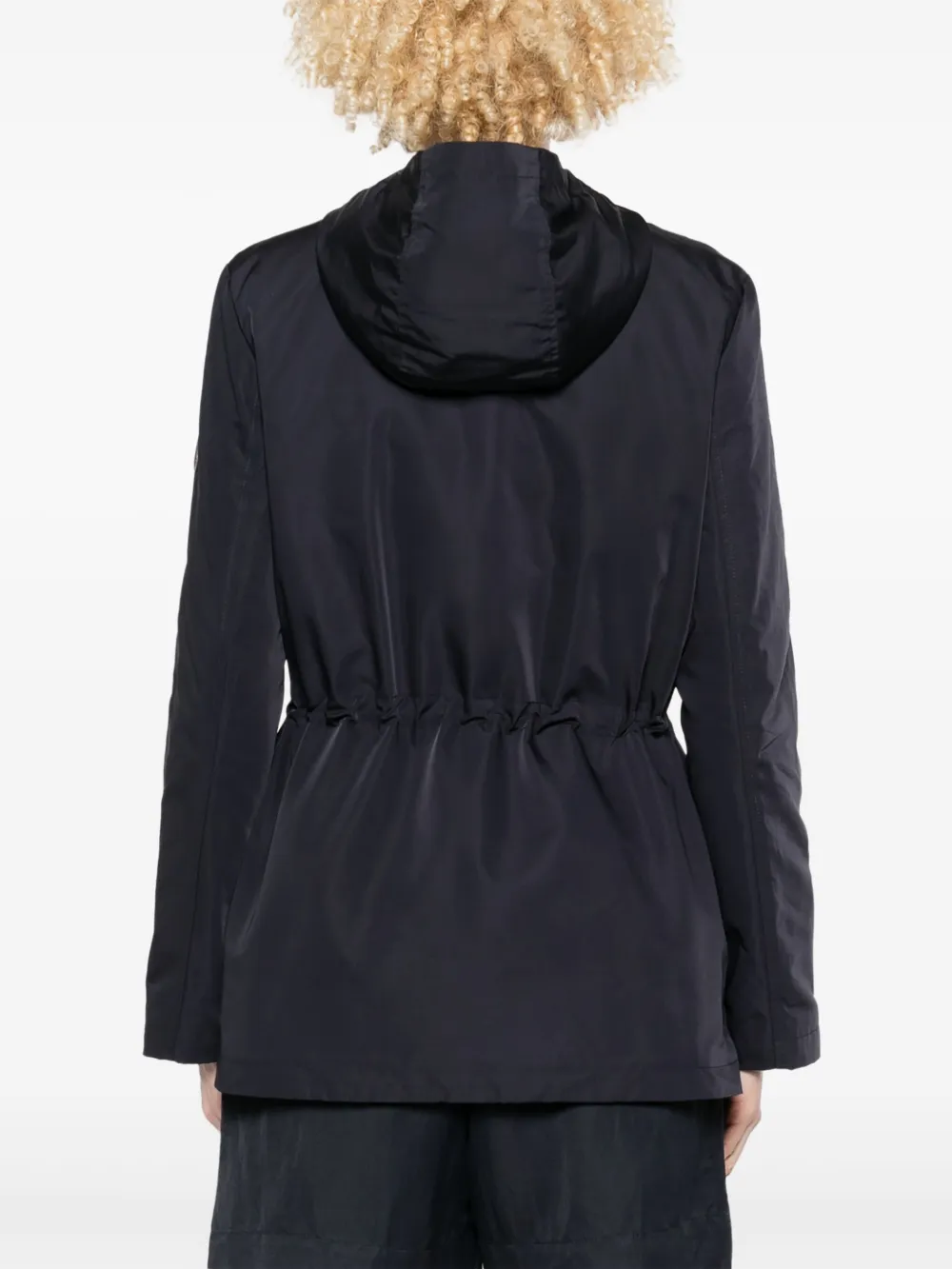 Shop Ralph Lauren Hooded Jacket In Blue