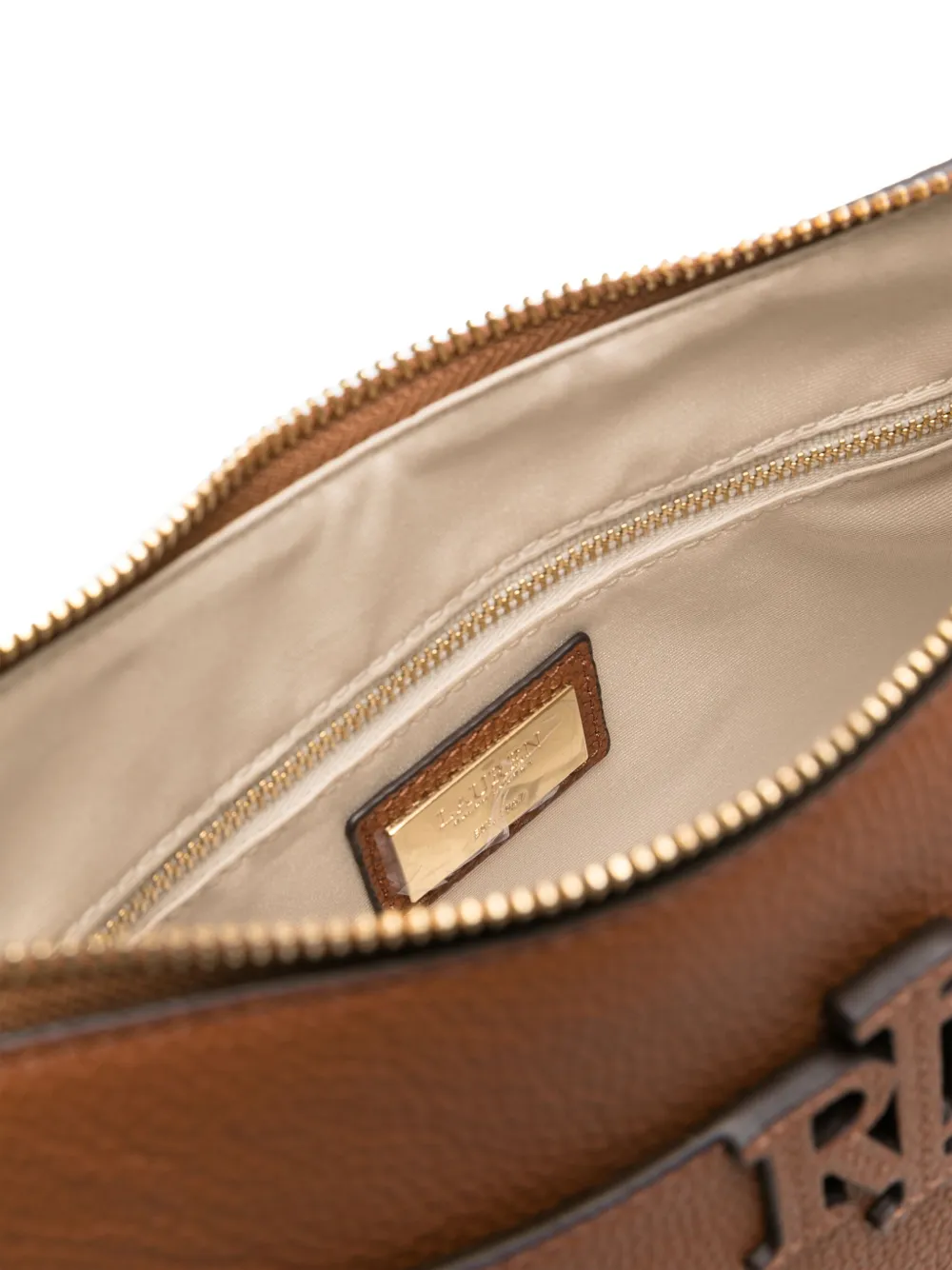 Ralph Lauren Large Cameryn Cross Body Bag In Braun