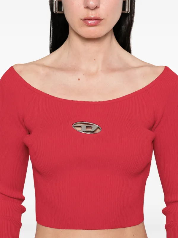 送料無料 いくらから レッド | Tシャツ M-Vera-Ls Diesel | JP FARFETCH トップス