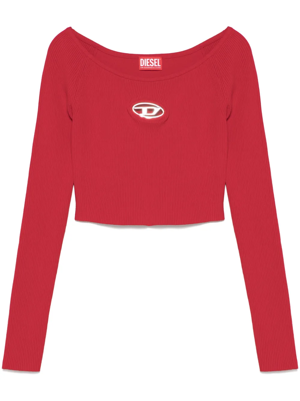 Diesel M-Vera-Ls T-shirt | Red | FARFETCH GE