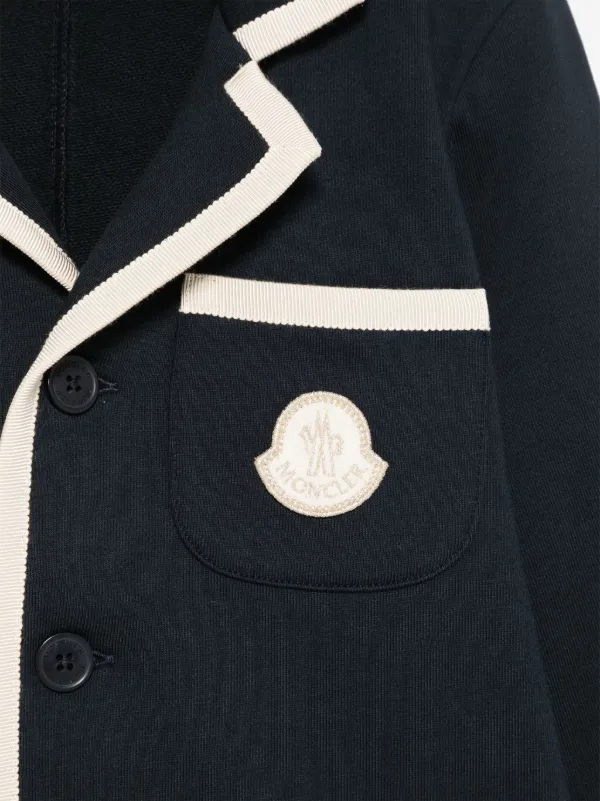 【Moncler】フェルト ロゴ パッチ クラシック スウェット 2色 MONCLER*セレブに欠かせない逸品*FW23 ロゴパッチ スウェット