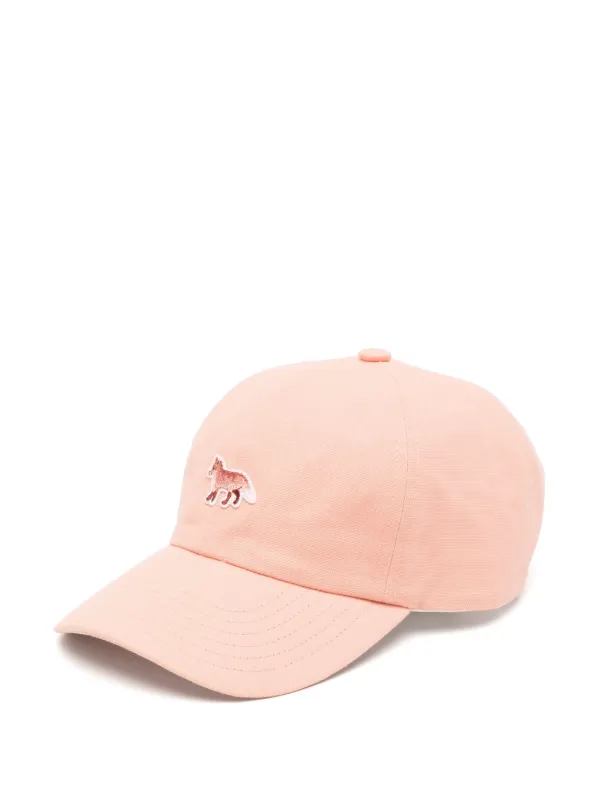 Maison Kitsuné Baby Fox Cap Pink FARFETCH TR