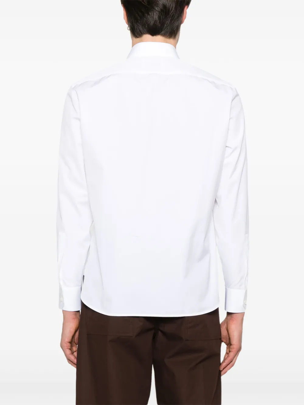 Saint Laurent Katoenen overhemd Wit