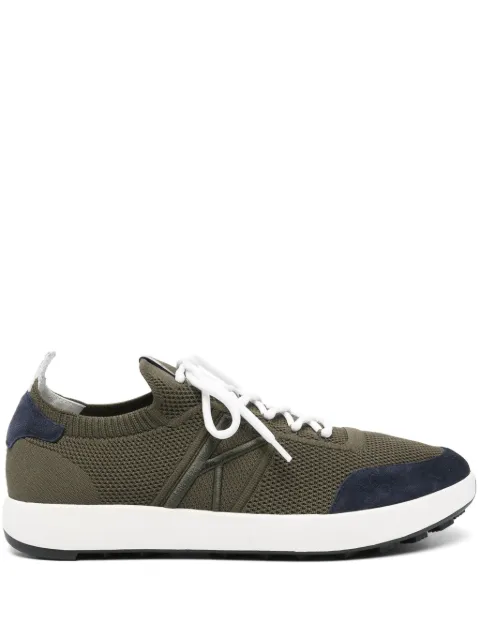 Kiton logo-embroidered sneakers