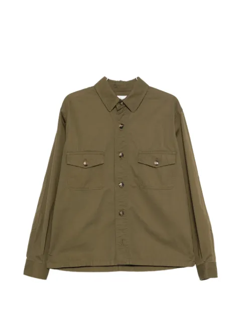 Saint Laurent sobrecamisa de algodón