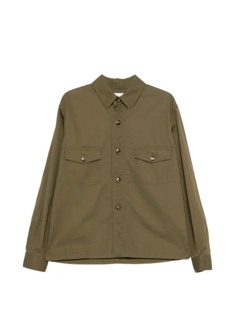 Saint Laurent sobrecamisa de algodón