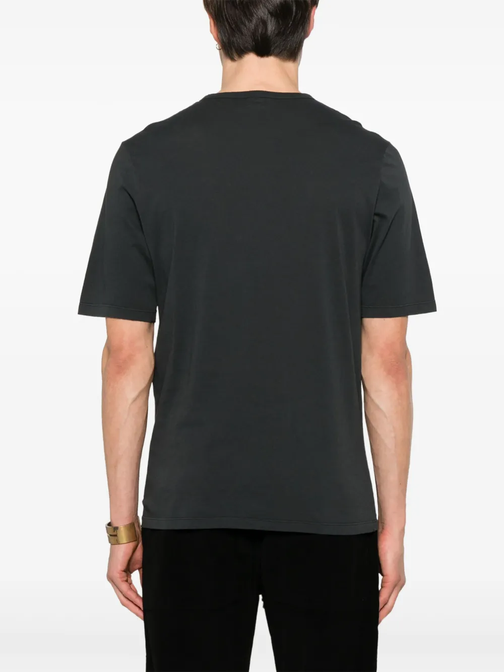 Saint Laurent T-shirt met ronde hals Grijs