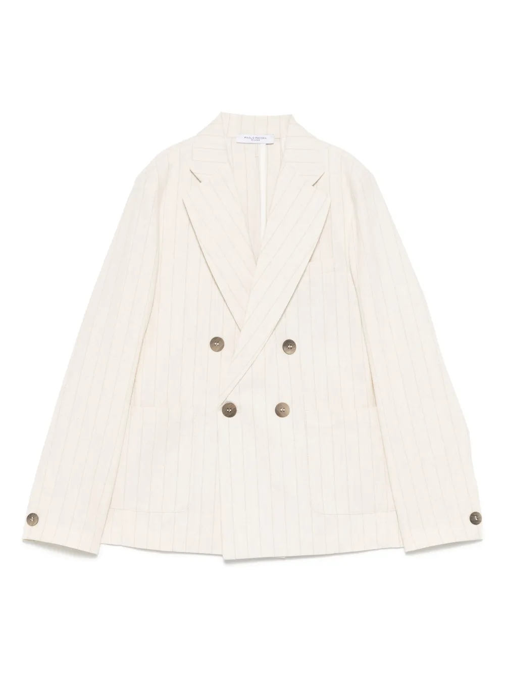 Paolo Pecora Kids striped blazer - Neutrals