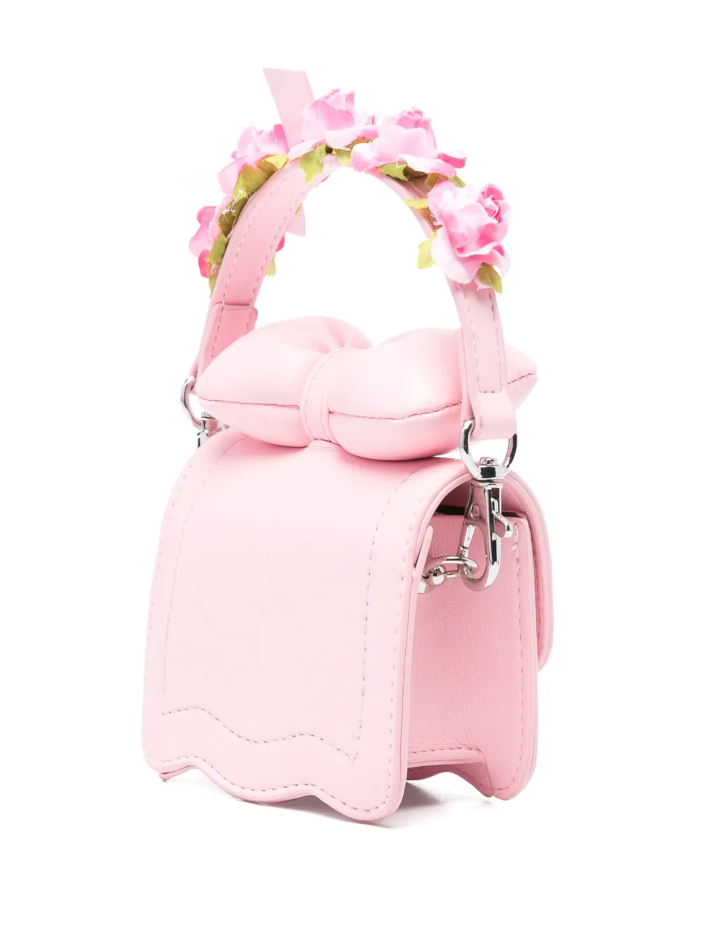 Monnalisa Mini-tas met roospatch - Roze