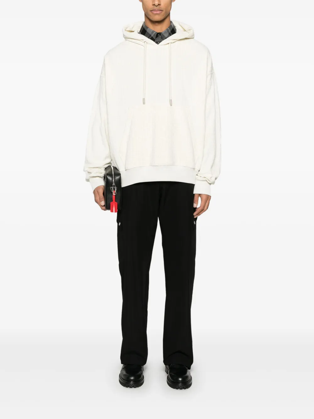 Off-White Hoodie van badstof - Wit