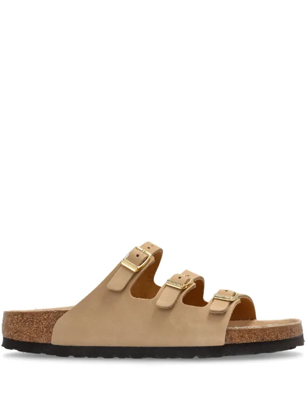 【関税&送料込】Birkenstock Slide Florida Dbuckle Exquisite Birkenstock Florida Exquisite high shine black leather