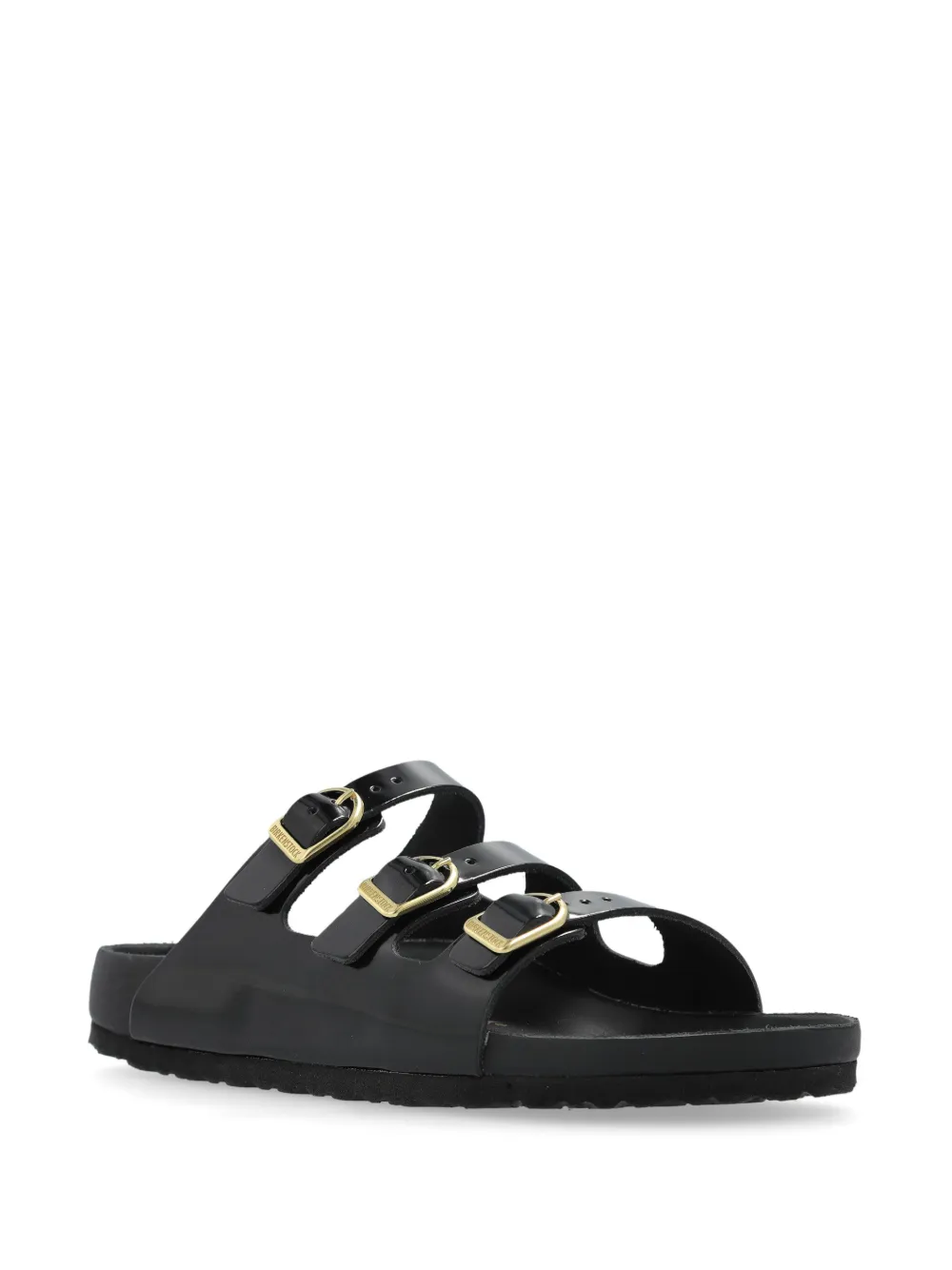 Birkenstock buckled slides Black