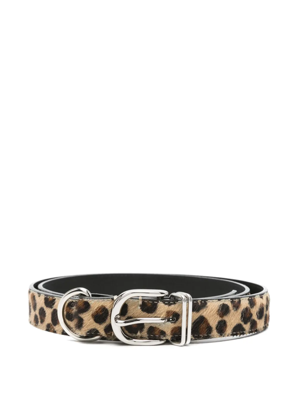 leopard-print belt