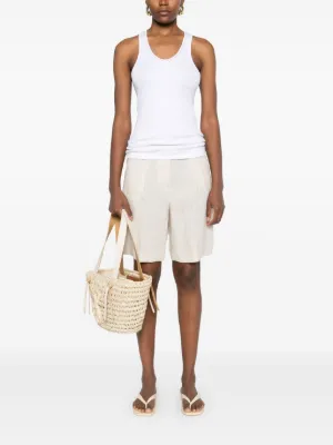 ショートパンツ PESERICO Women Shorts  Burmudas P04316V 02606 061 237078 BL Peserico Short Shorts for Women - FARFETCH
