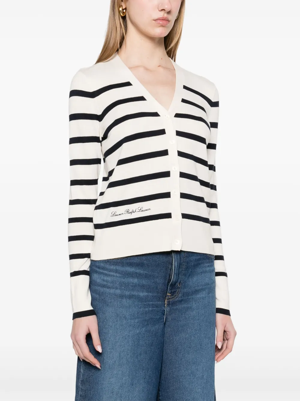 Shop Ralph Lauren Denzel Cardigan In White
