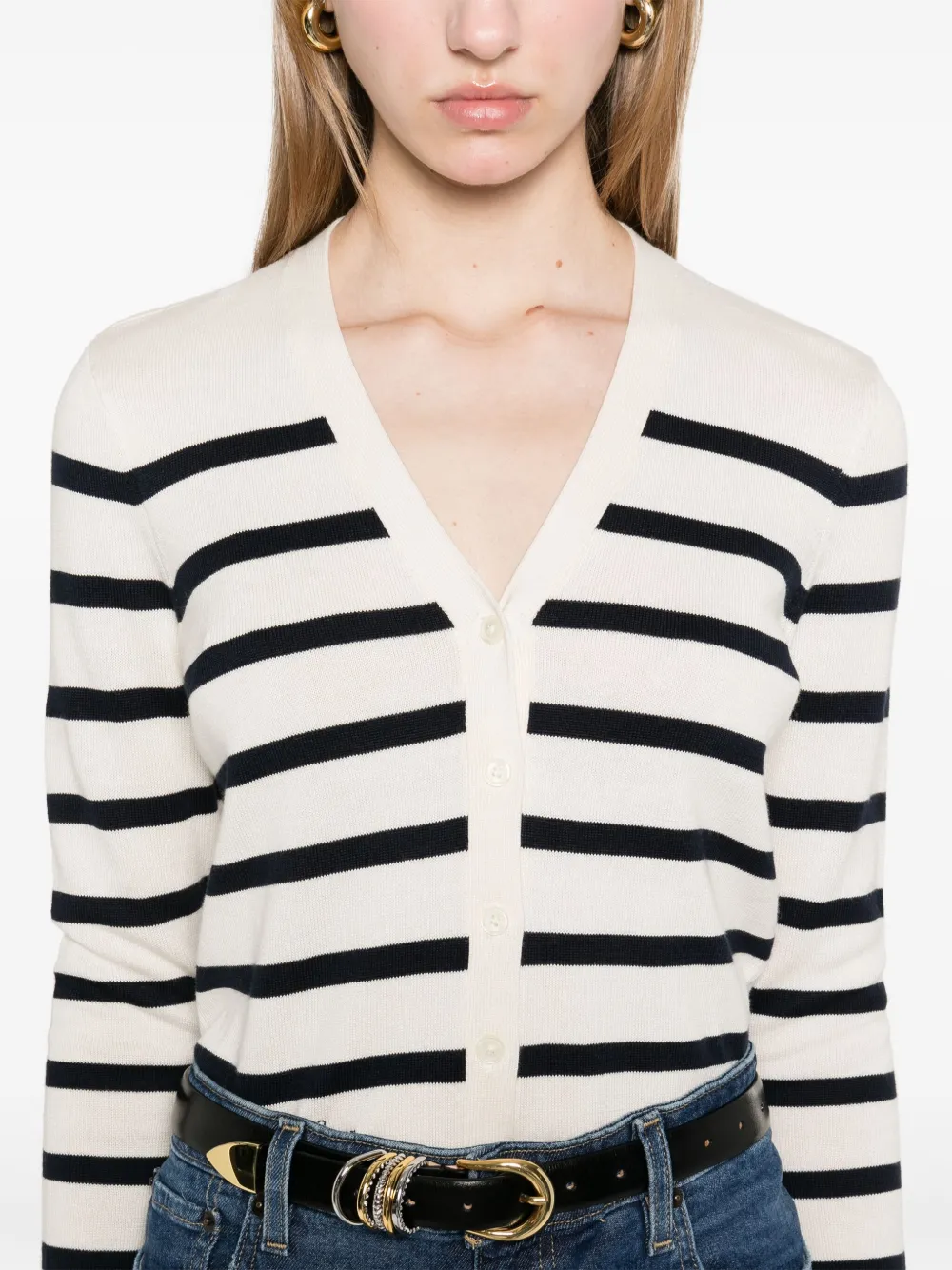 Shop Ralph Lauren Denzel Cardigan In White