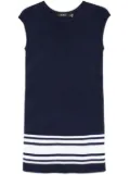 Lauren Ralph Lauren stripe-detail short dress - Blue