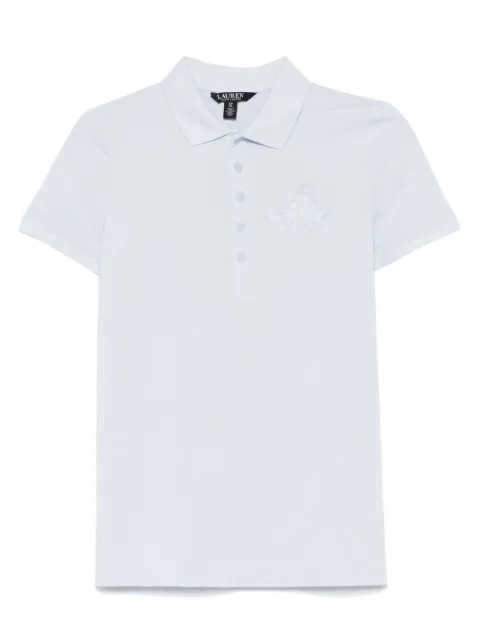 Lauren Ralph Lauren logo-embroidered polo top