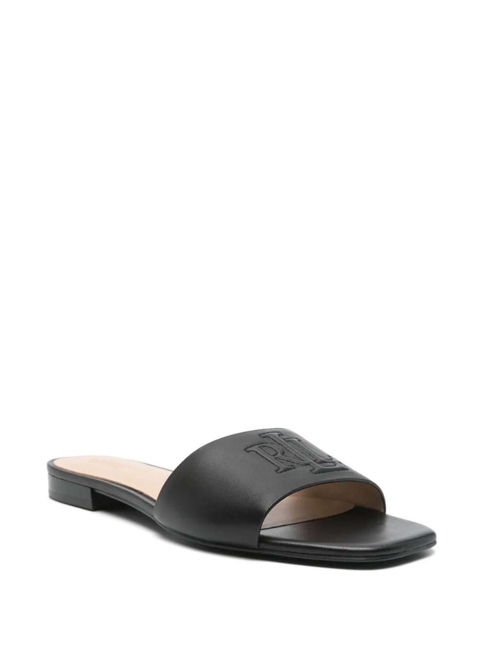 Lauren Ralph Lauren Everley slides - Zwart