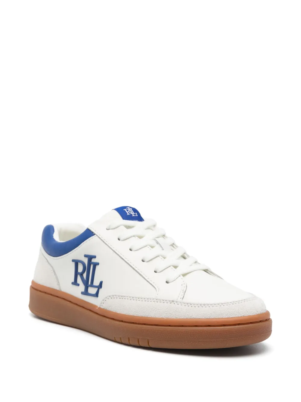 Lauren Ralph Lauren embossed-logo sneakers White