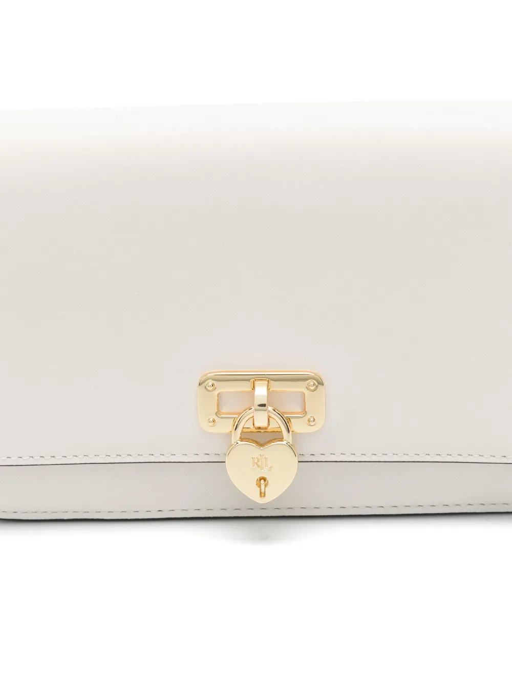 Lauren Ralph Lauren Leren mini tas Beige