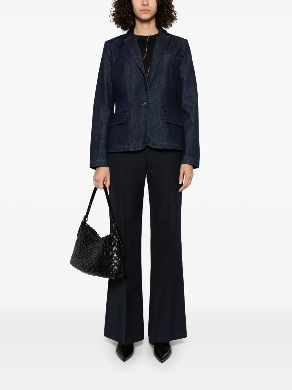 Lauren Ralph Lauren denim blazer - Blauw