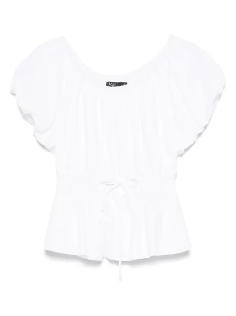 Lauren Ralph Lauren bluse i bomuld