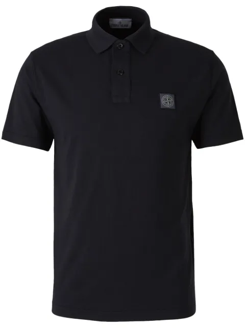 Stone Island playera tipo polo con motivo Compass