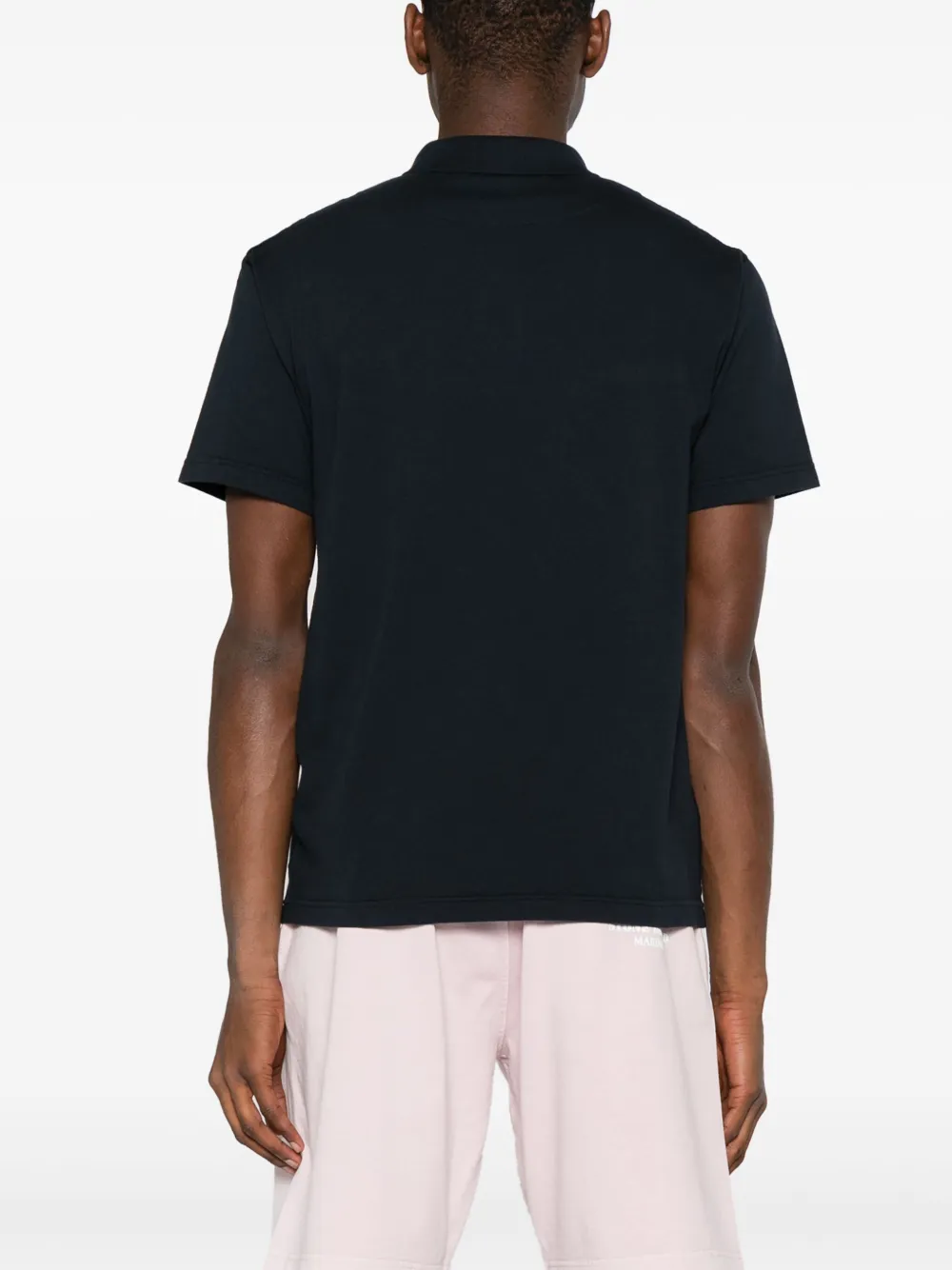 Stone Island Poloshirt met Compass-patroon Blauw