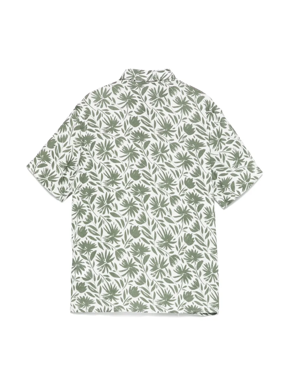 Paolo Pecora Kids Poloshirt met bloemenprint - Wit